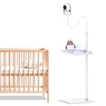 thumbnail image 1 of Universal Baby Monitor Stand for HelloBaby, Infant Optics DXR-8 Pro, Nanit Pro Baby Monitor Floor Stand - Height Adjustable Baby Camera Stand for Eufy, VTech, Owlet, VAVA and Most Baby Monitor Holder, 1 of 8