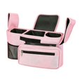 thumbnail image 1 of Universal Baby Stroller Organizer With Insulated Cup Holders & Non-Slip Secure Hooks Accessories, Baby Stroller Storage Accessories With Mesh Phone Bag Fits Most Strollers,Pink, 1 of 6