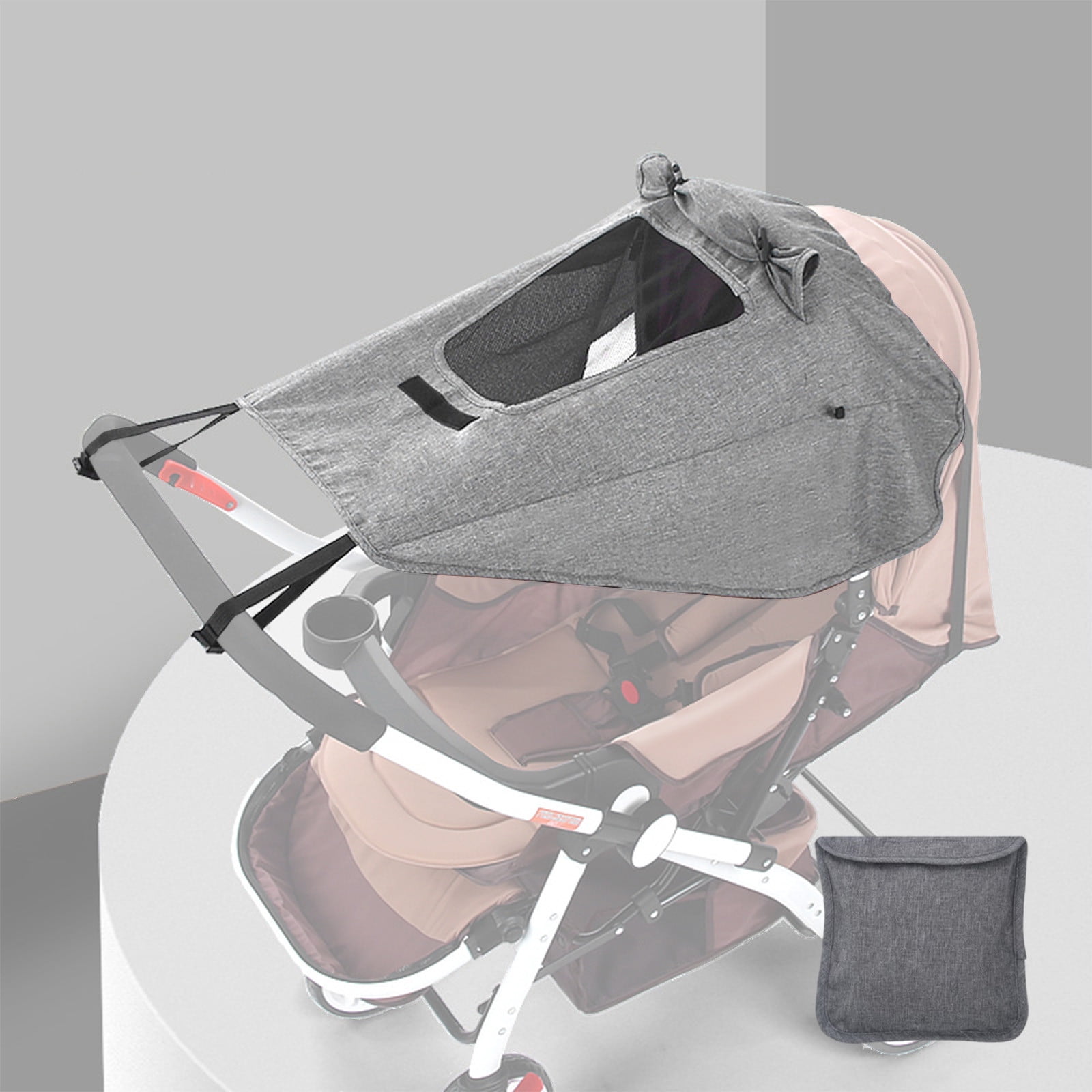 Universal Baby Stroller Sun Shade, Pram Pushchair Sun Rain Shade Cover