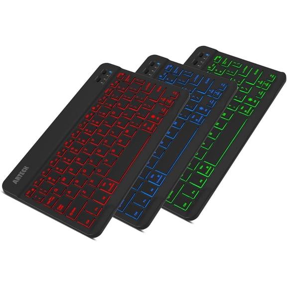Universal Backlit Wireless Bluetooth Keyboard for iPad, Tablet, PC