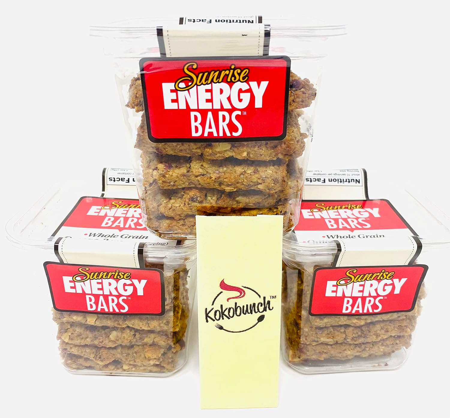 Universal Bakery Whole Grain Sunrise Energy Fruits And Nuts Bars Bundled With Kit 310oz PACK