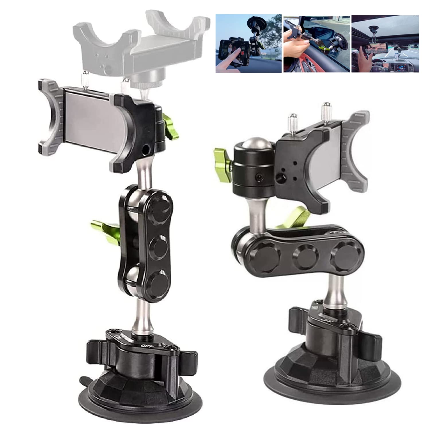 Universal Ball Head Arm for Phone 2023 New 360° Rotating Car Phone