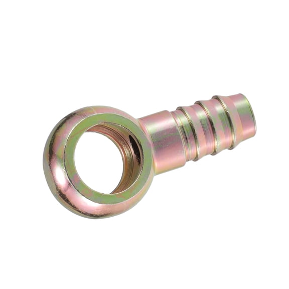 Universal Banjo Bolt 18mm ID 16mm OD Banjo Bolt Hose Barb Fitting Adapter for Motorcycle Car Metal