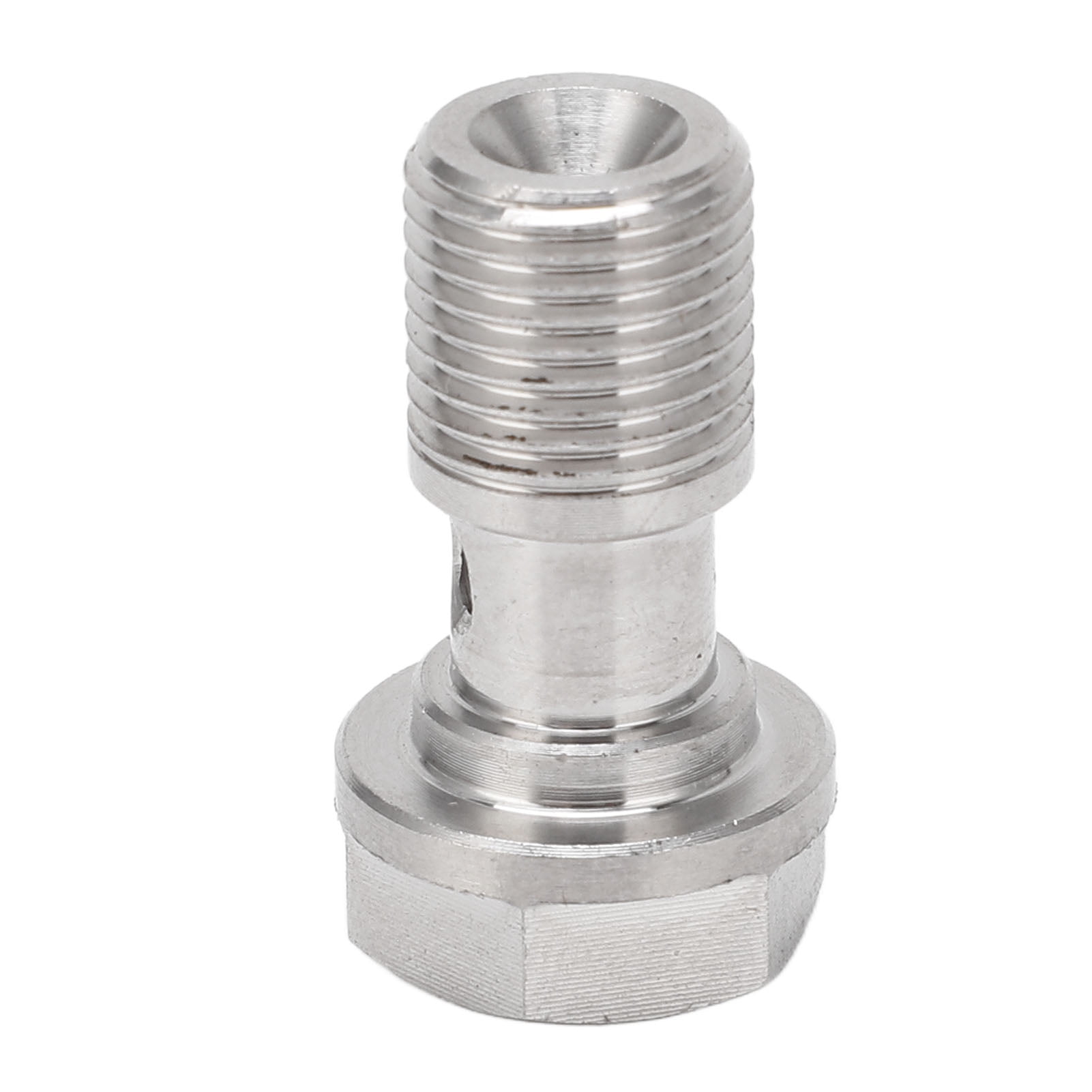 Universal Banjo Fitting,7/16in24 Banjo With 1.5mm Restrictor Stainless