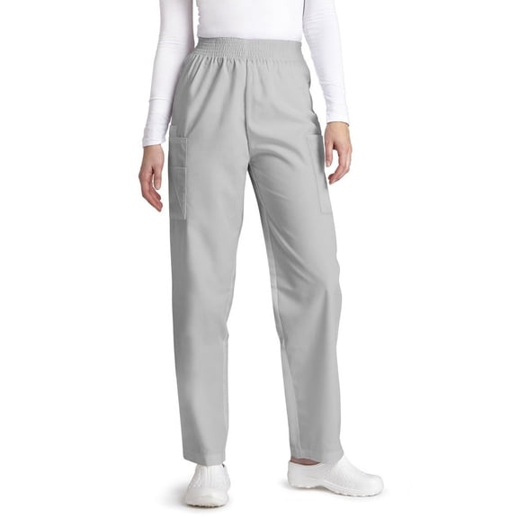 Universal Basics by Adar Women's Patch Pocket Cargo Scrub Pants