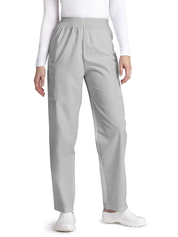 Universal Basics by Adar Women's Patch Pocket Cargo Scrub Pants