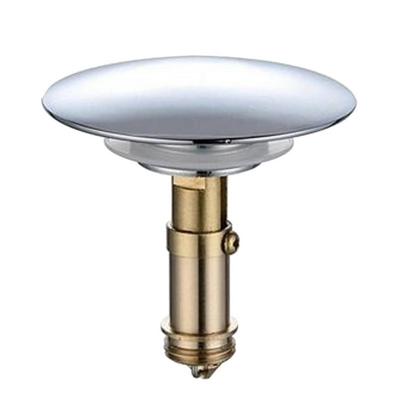 Universal Bath Plug 66mm Push Stopper with 28mm Bouncing Core Stainless Steel Brass for Bathroom Kitchen Sewers Leak-Proof Filter