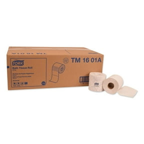 tork tm1601a universal 2-ply toilet tissue roll, white