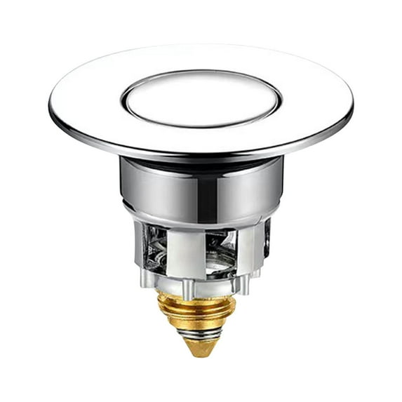 Universal Bathroom Sink Stopper with Hair Catcher, for 1 1 /4" ~1 1/2" Inch Drain Hole, Spring Core Bathtub Drain Cover, Pop Up Sink Plug Basin Drain Strainer