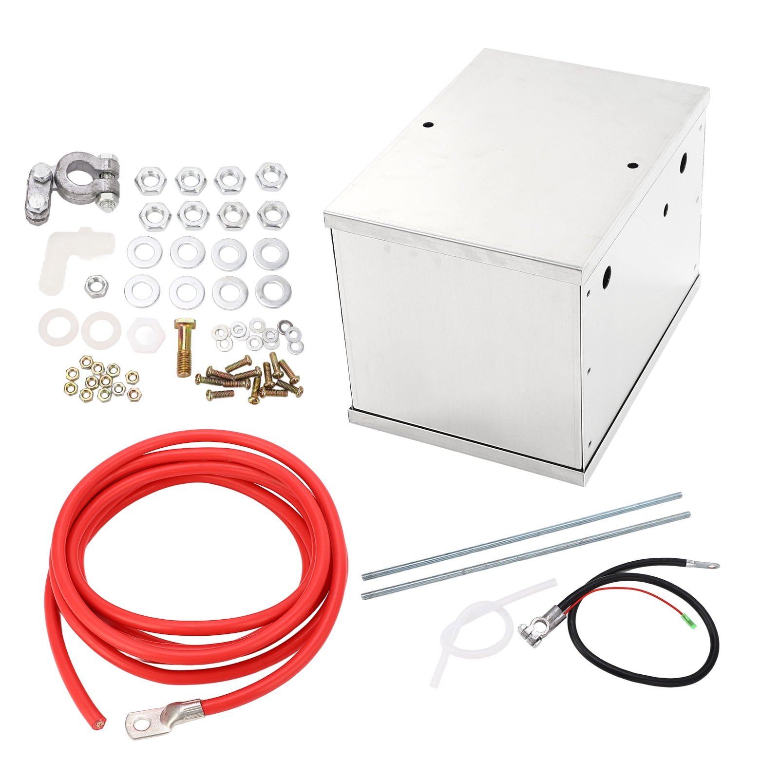 Universal Battery Box Relocation Kit Stainless Steel Heavy Duty High