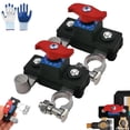 thumbnail image 1 of Universal Battery Disconnect & Leak Protector, 12/24v Car Battery Terminal Protector, Car Batterys Disconnect Switch, Anti-Leakage Switch Power Cutoff Car Parts, with Vehicles Boats, 1 of 6