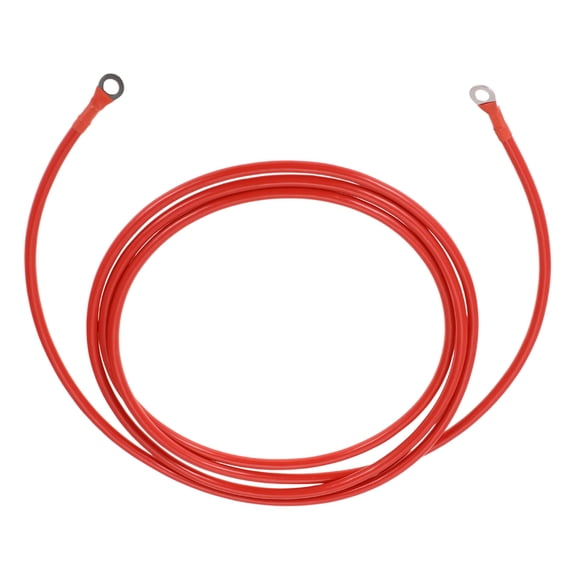 Universal Battery Inverter Cable 5/16" Lug 6 AWG Gauge 10FT Battery Cable Tinned Copper Red 1 Pc