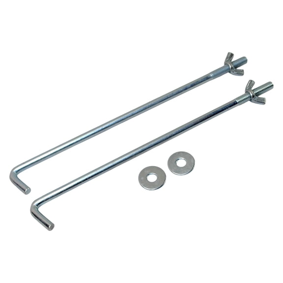 Universal Battery Retainer J-Bolt (Pair) Fits International Ford John Deere Massey Allis Chalmers Case Cockshutt Minneapolis Moline White / Oliver Tractor 393161R1 198185A1 198185A1 393161R1