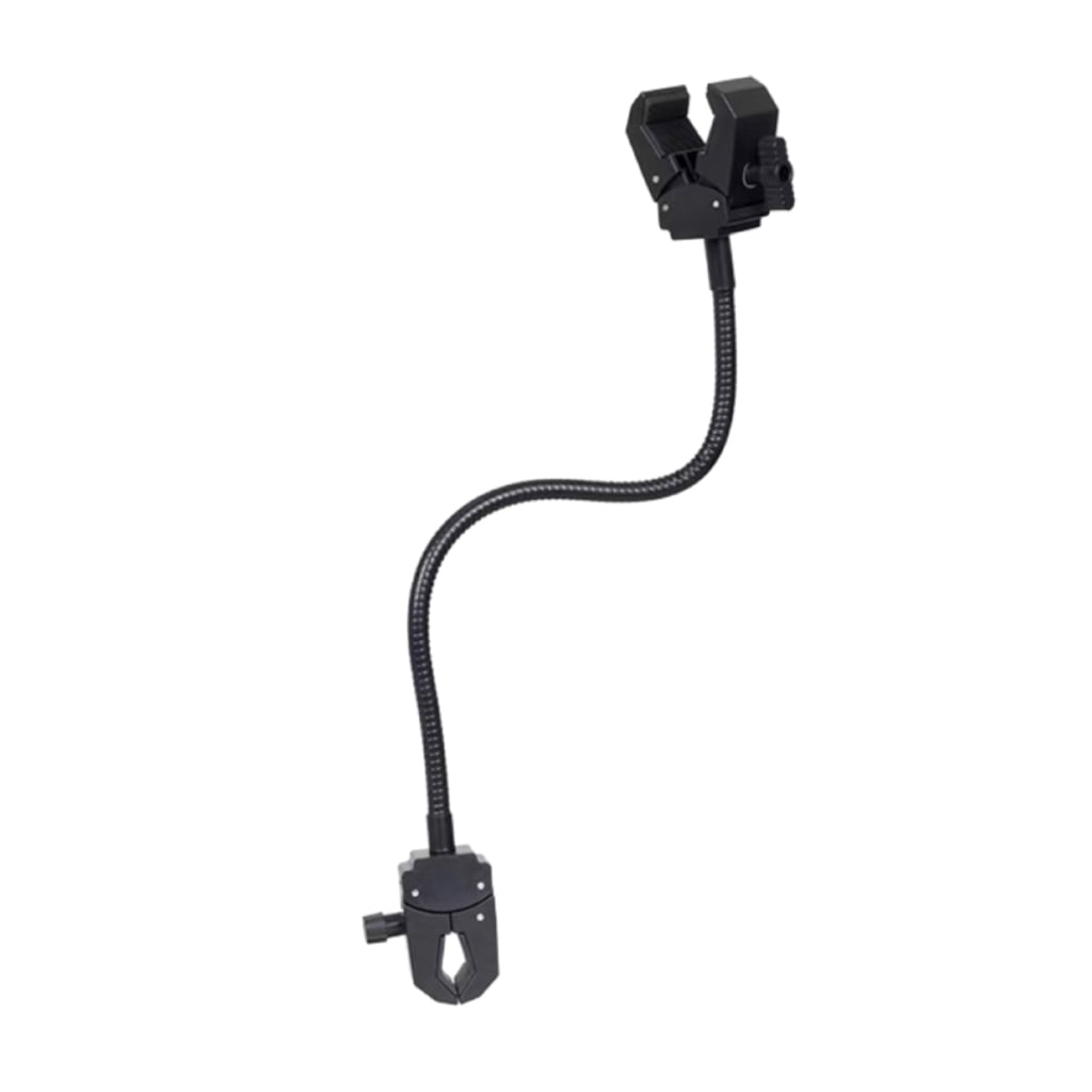 Universal Bendable Clip Mount Gooseneck Microphone Stand for Mic Flashlights Hair Dryer And Photography Accessories