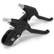 Universal Bicycle Brake Lever/Bike Brake Handle, 22mm Compatible for Most Bicycle, Road Bike, Mountain Bike [Black - Pair]