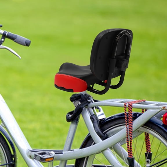 Universal Bicycle Seat Large Comfort Wide Saddle Seat With Back Rest Cushion