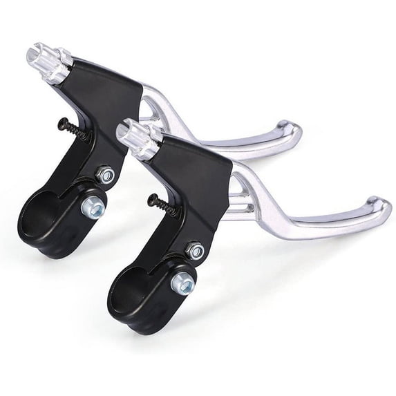 Universal Bike Brake Levers Aluminum Alloy Brake Handle Pair | Fast Recovery | Lightweight & Scratch Resistant | 2pc | Multicolor | Fits Most Mountain BMX Cycling | 22mm Clamp