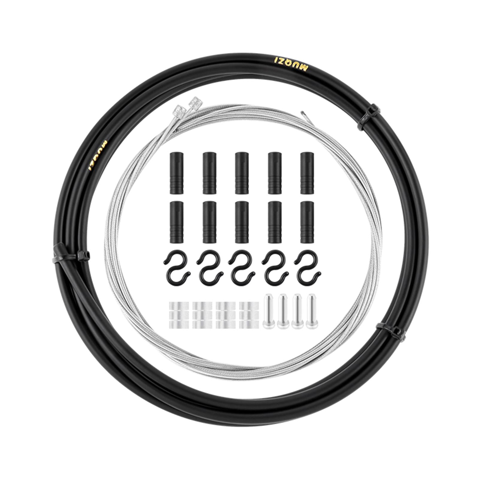 TRLREQ 10Pcs Road MTB Bike Brake Cable Housing Sets 4mm 5mm Hydraulic Brake Pipe Line Housing