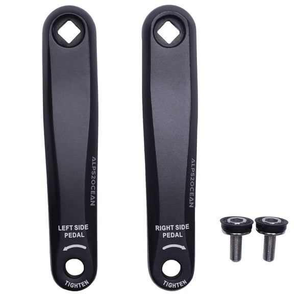 Universal Bike Crank Arms,89MM/102MM/114MM/127MM/140MM/152MM/160MM/165MM/170MM/175MM Available in Diamond Hole Bike Crank Arm for City Bike,Folding Bike,MTB,Ebike,Road Bike,Exercise Bike