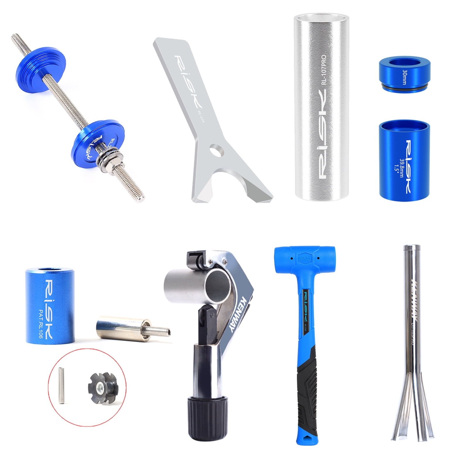Universal Bike Head Parts Remover, RISK Fiets Headset Cup Removal Tool