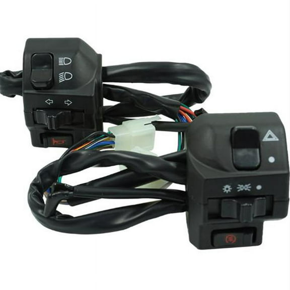 Universal Bike Motorcycle 22mm 7/8" Handle Bar Switch Gear Control Cafe Racer