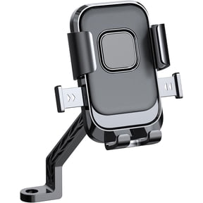 Universal Bike Phone Holder 360 ° Rotatable Phone Holder Handlebar Stand One Hand Operation GPS Clip for Motorcycle ATV Scooter