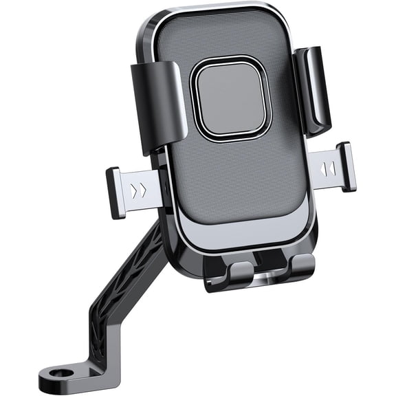 Universal Bike Phone Holder 360 ° Rotatable Phone Holder Handlebar Stand One Hand Operation GPS Clip for Motorcycle ATV Scooter