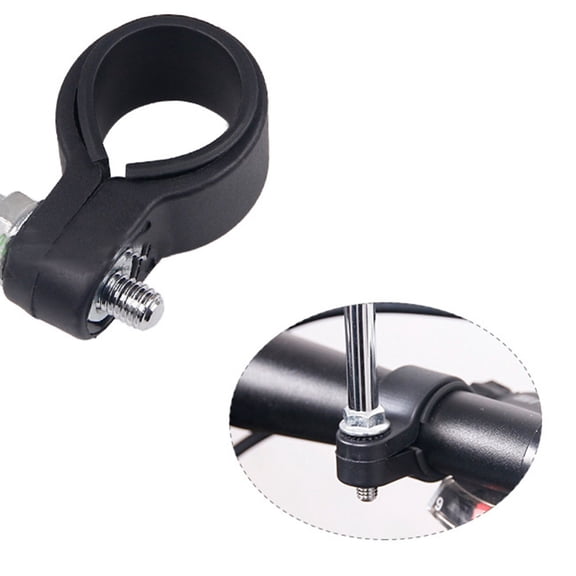 SEWOART 1Pair Adjustable Rear View Mirror for Bike Fast Install with Reflector Safety Feature
