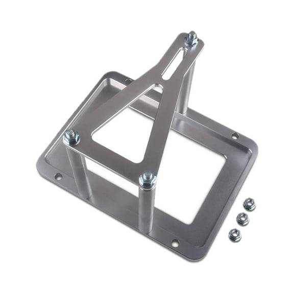 Universal Billet Battery Tray Relocation Box Racing Mount Bottom tray will accept batteries up to 10.5" Length x 6.95" width x 6.7" height