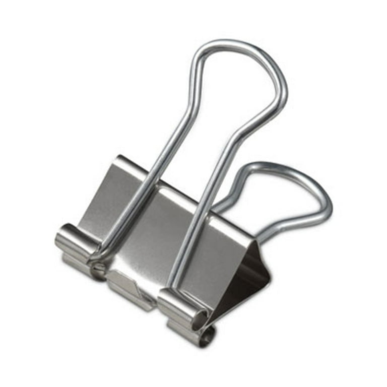Binder Clips with Storage Tub, Small, Silver, 40/Pack Binder Clips with Storage Tub, Small, Silver, 40/Pack