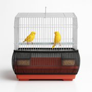 Ferplast Regina Birdcage Cover – Cold Protection & Draft Shield For Bird Cages, Transparent With Velcro
