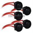 thumbnail image 1 of Universal Black 12 Volt 2 Pin Round On/Off Mini Rocker Switch Harness  (5/pack), 1 of 3