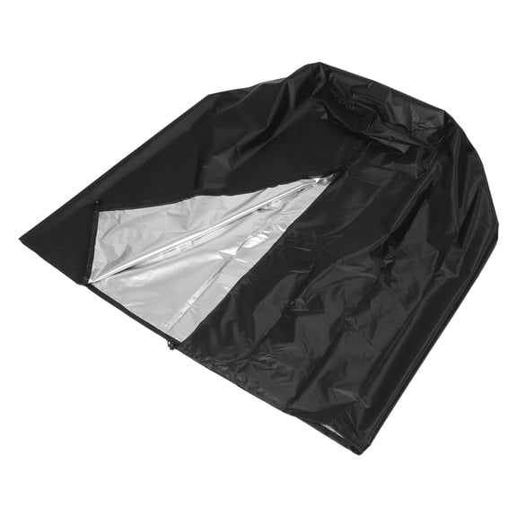 Universal Black Camper Tire Cover Weatherproof 210D Material Stackable Design for Storage