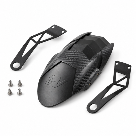 Universal Black Mud Guard for 10-inch Electric Scooters, Compatible with VSETT 10, Mukuta 10, Zero 10X