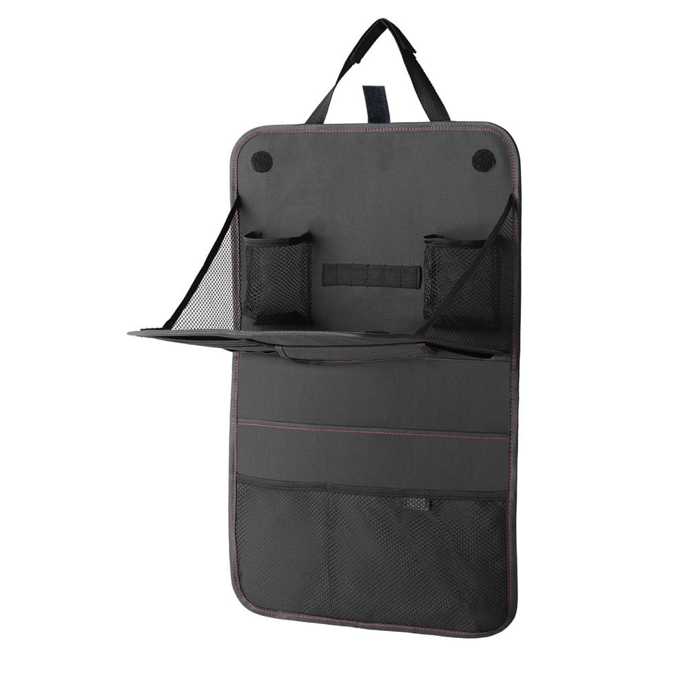 Universal Black Multi-Pocket Backseat Organizer Fits Truck, SUV and Saloon Car