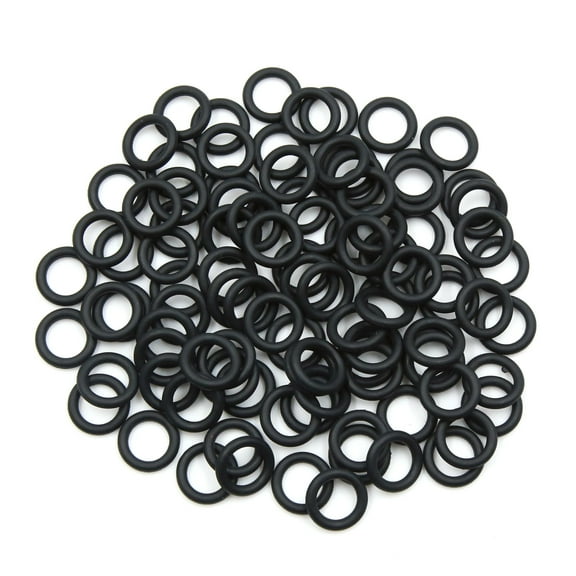 Universal Black NBR O-Ring Seal Gasket Washer for Car 10 x 2.65mm 100pcs