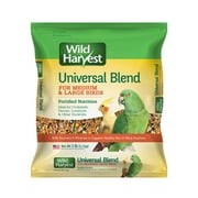 Wild Harvest Universal Blend For Medium And Large Birds 3 Pounds, Fortified Nutrition