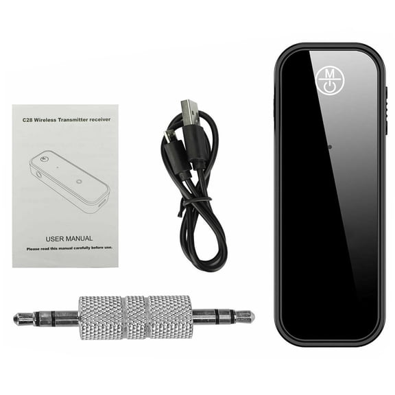 Universal Bluetooth 5.0 Transmitter/Receiver for TVs 33ft Range, 3.5mm Audio Cable, Plug & Play APPLAYERR Spare Part