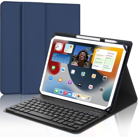 Universal Bluetooth Keyboard Case, Rechargeable for iOS/Android/Windows 9-11 Inch