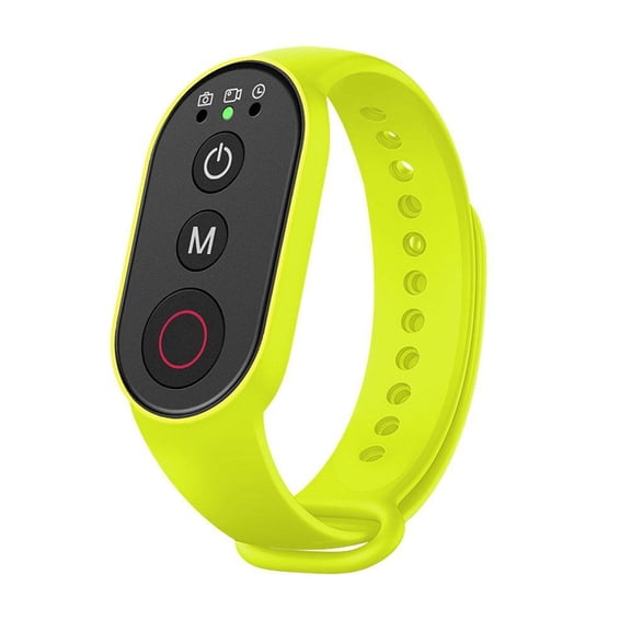 Universal Bluetooth Remote Control with Wrist Strap for Action Cameras & Smartphones, 50m-90m Range, One-Key Wake-Up