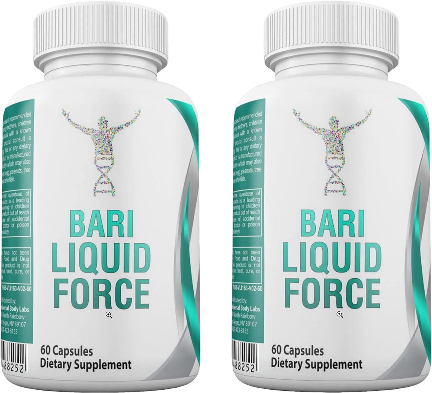 Universal Body Labs Bariatric Liquid Force Vitamin 2 Pack of Fast
