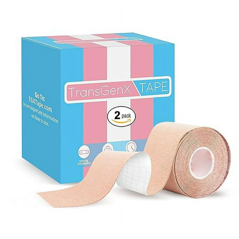 TransGenX 2 Pack 4 Inch Wide FTM Trans Chest Tape - The Best Trans Binding  Tape at  Women's Clothing store