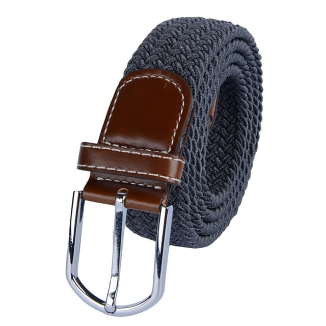 Universal Braided Stretch Belt Casual Fabric Woven Weave Elastic Belt ...