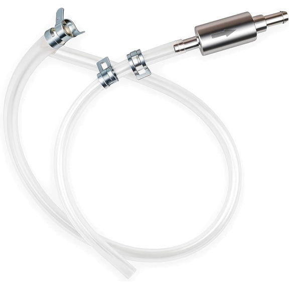 Universal Brake Bleeding Kit Hydraulic Brake Bleeder Tool with One-Way Valve Durable Rubber Hose for Clutch & Brake Bleeding on Cars, Motorcycles & Electric Bicycles