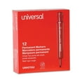 thumbnail image 1 of Universal Broad Chisel Tip Permanent Marker - Red (1 Dozen), 1 of 8