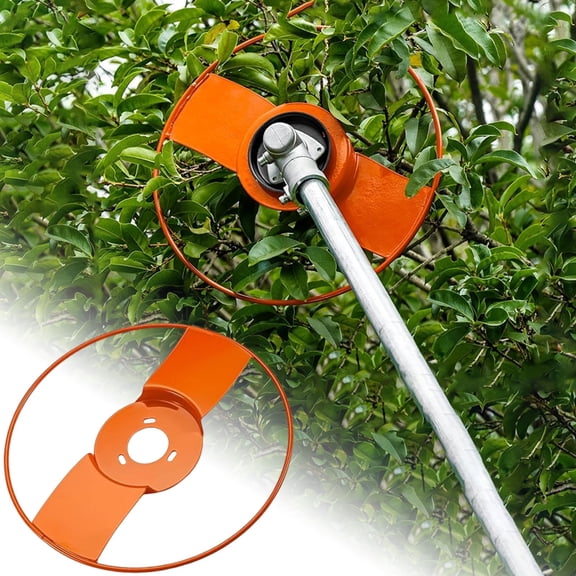 Universal Brush Cutter Guard Protector, 12.8" Metal Composite Half Circle Cover Blocks Flying Debris, Fits Bent Shaft Trimmers