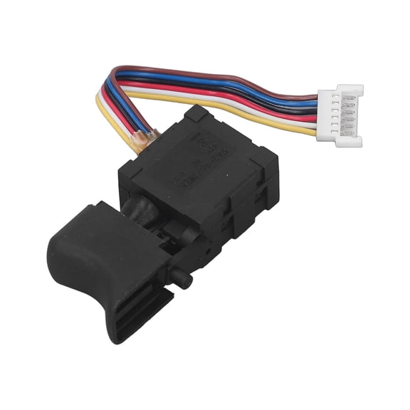 Universal Brushless Drill Trigger Switch Speed Control Lock Push Button Replacement for Electric Hammer Drills, 42V / 42 VDC