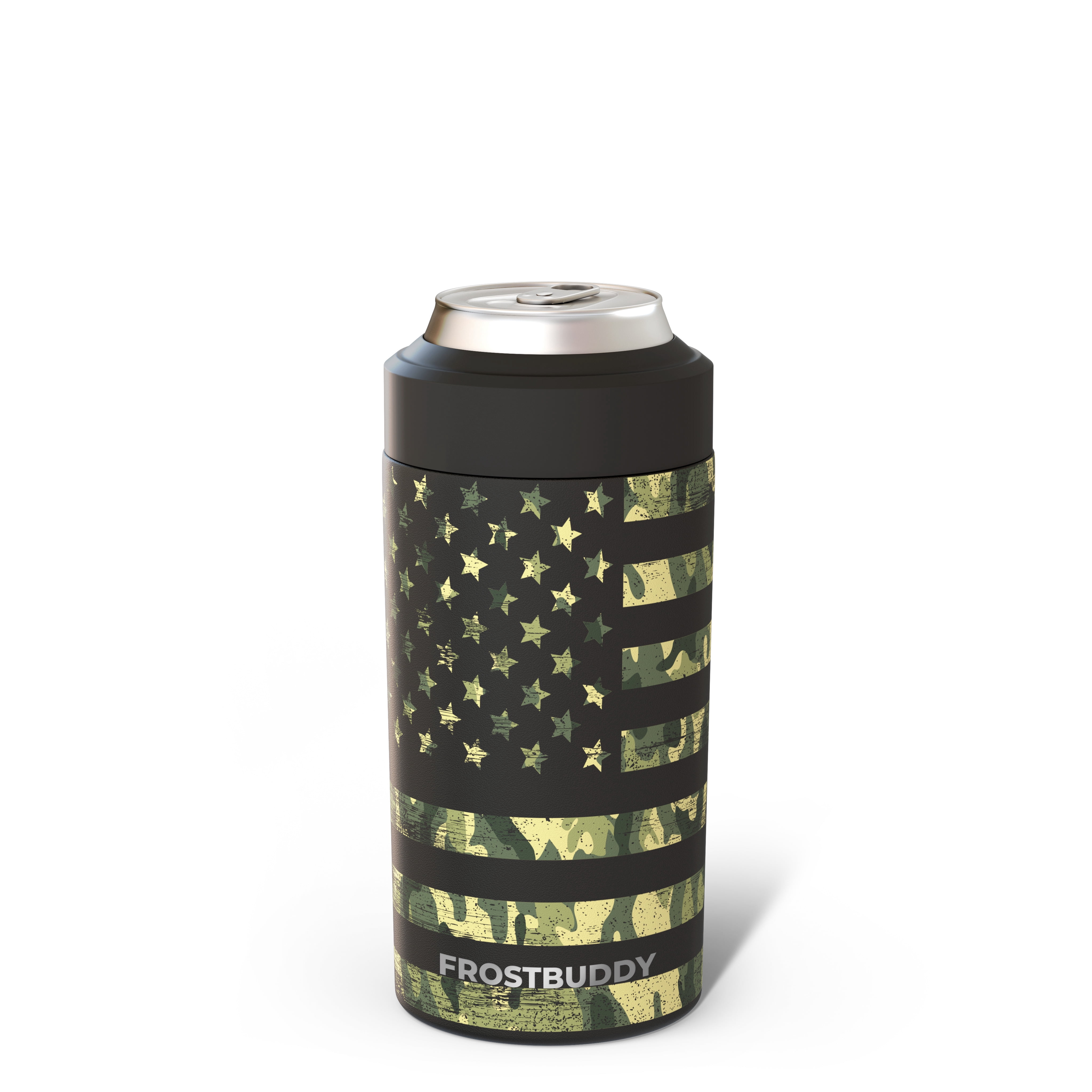 Frost Buddy Universal Can Cooler, Double-Wall Insulated Stainless