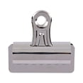 thumbnail image 1 of Universal Bulldog Clips, Jumbo, Nickel, 12/Pack, 1 of 7