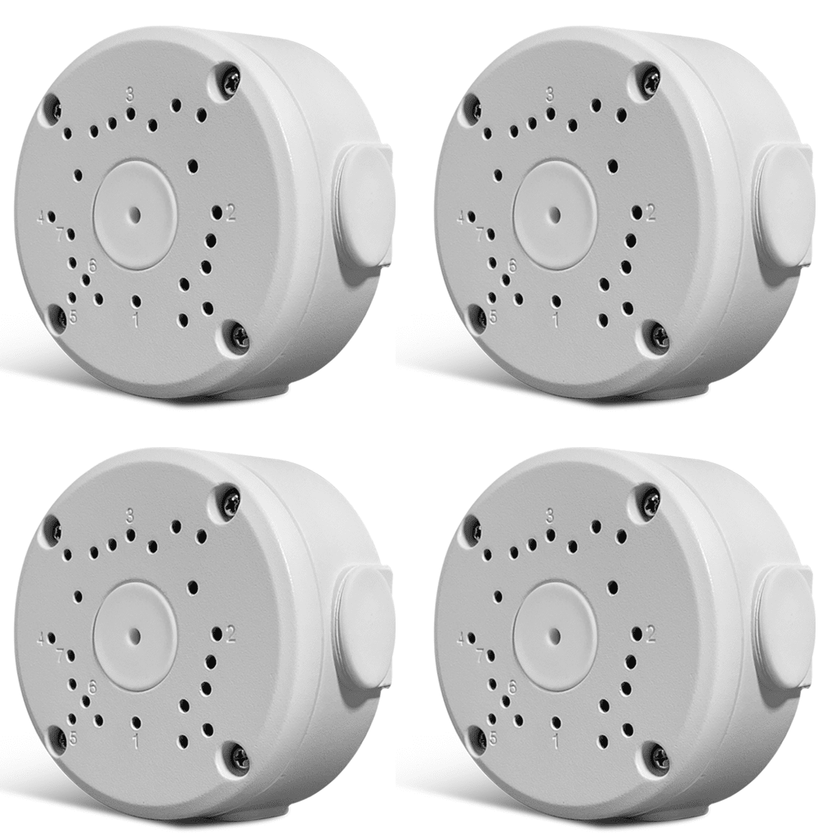 OHWOAI Universal Security Camera Junction Box Mount Bracket(4 Packs